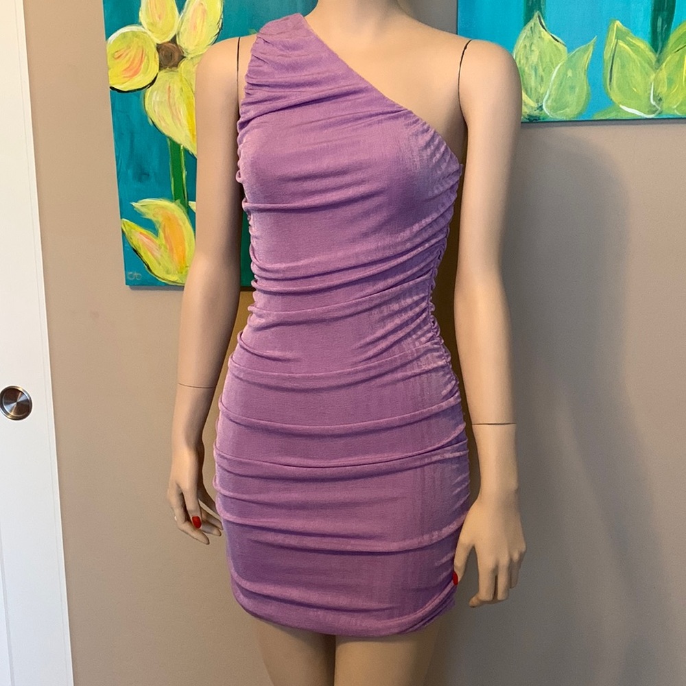 Womens one shoulder dress
